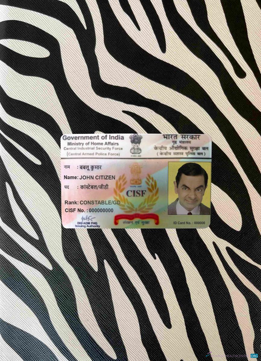 Download India CISF DL photolook FRONT Photoshop template